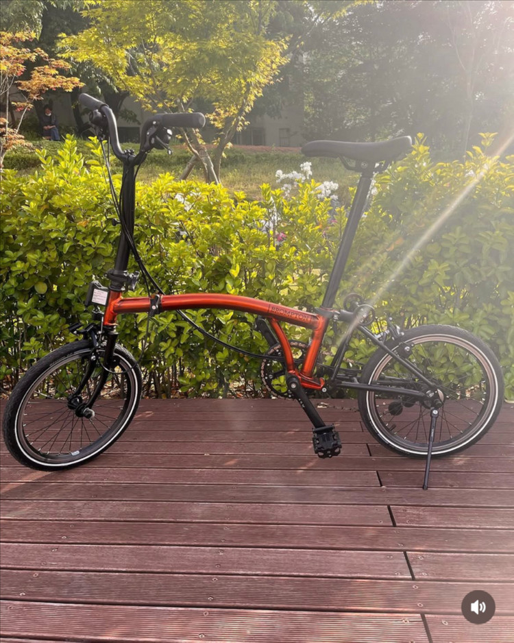 브롬톤 23년형 C라인 M6R 플레임라커--1