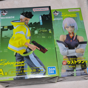 사이버펑크 데이비드 A상 & 루시 라스트원 피규어 일괄