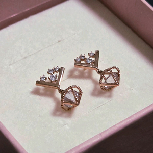 윙블링 실버침 귀걸이, 수공예샵 목걸이 이미지