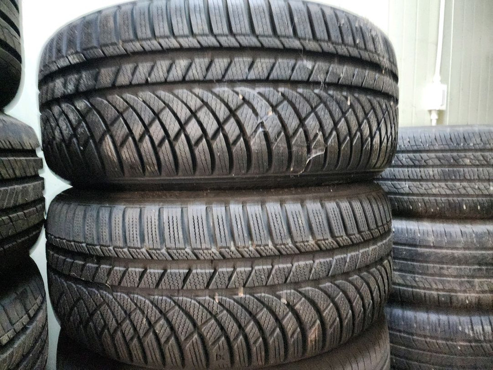 235 50 18 2개 중고타이어 윈터타이어 스노우타이어--1