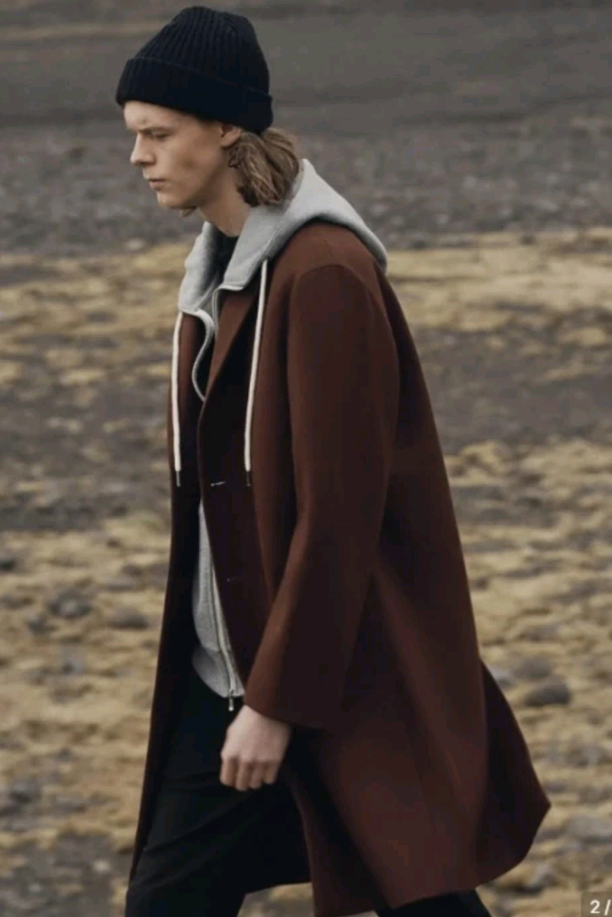 앤드지 지오지아 캐시미어 코트 급처--0