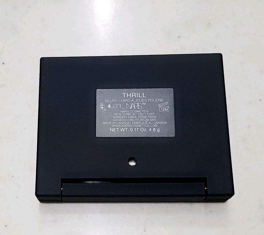 나스 스릴 블러셔 손등테스트1회--2