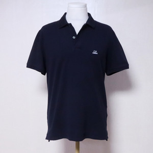 CP컴퍼니 남성100 네이비 카라 반팔 티셔츠