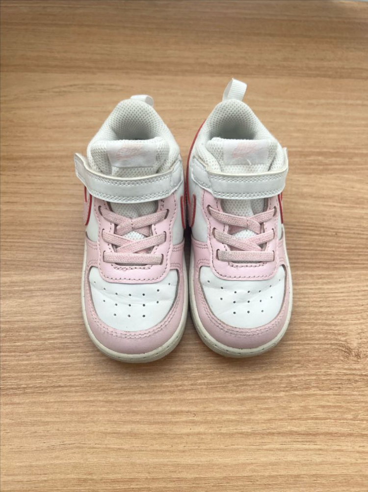 키즈 운동화 핑크 나이키 덩크로우 140 이미지