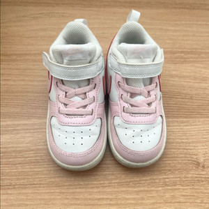 키즈 운동화 핑크 나이키 덩크로우 140 이미지