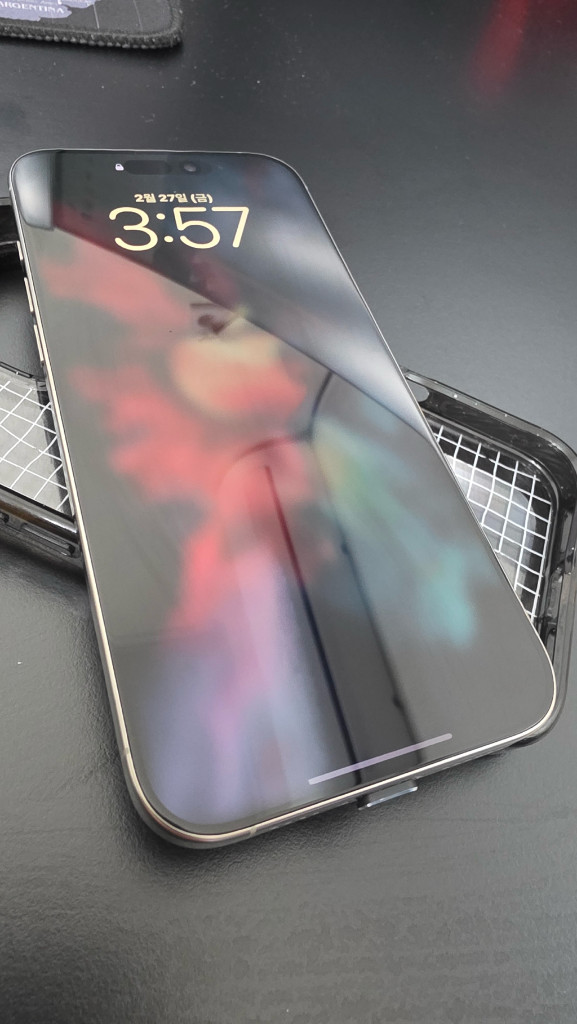 아이폰 16 프로맥스 실버 256GB + 케이스--0