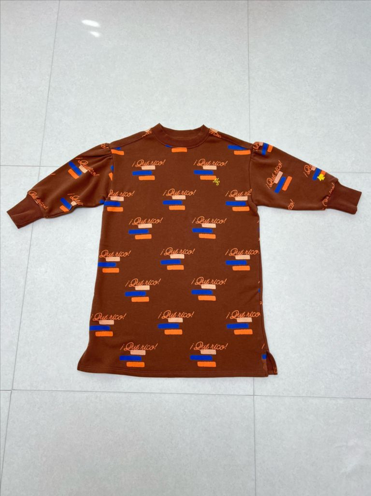 미착용) 아프리콧스튜디오 맨투맨 원피스 110--0