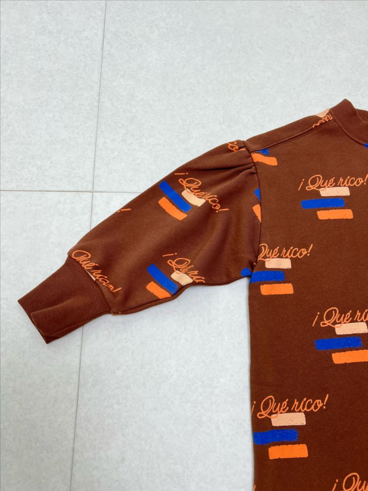 미착용) 아프리콧스튜디오 맨투맨 원피스 110--2