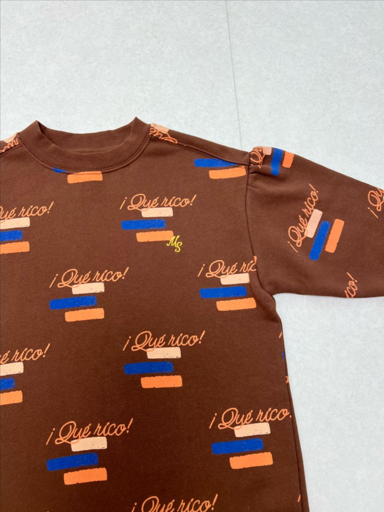 미착용) 아프리콧스튜디오 맨투맨 원피스 110--3