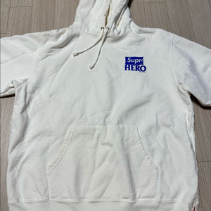 (L) 22SS 슈프림 안티히어로 후드티 화이트