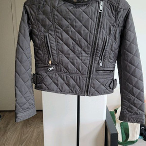 버버리 키즈 퀼팅 라이더 자켓-10y