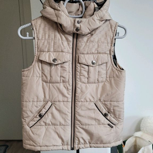 닥스 키즈 후드 조끼-130사이즈