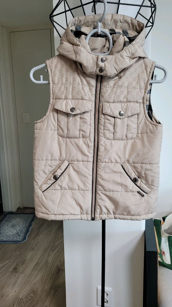 닥스 키즈 후드 조끼-130사이즈--2