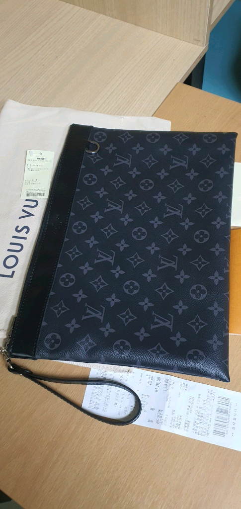 루이비통 이클립스 클러치/클러치백 정품S급(영수증O)구찌프라다루이비통디올고야드샤넬셀린느보테가생로랑버버리발렌시아가가방--1