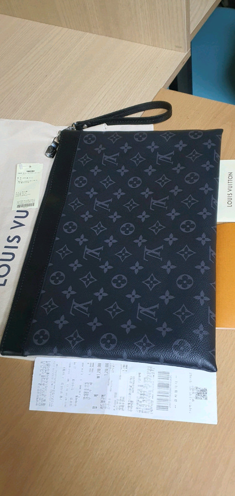 루이비통 이클립스 클러치/클러치백 정품S급(영수증O)구찌프라다루이비통디올고야드샤넬셀린느보테가생로랑버버리발렌시아가가방--2