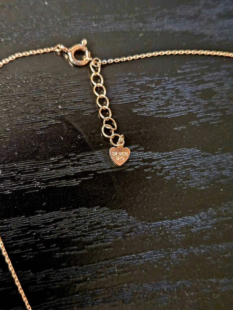 토리버치 로즈골드 목걸이--2