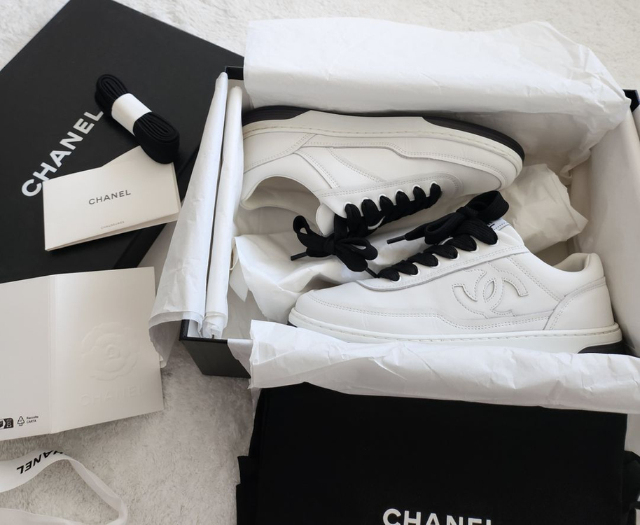 샤넬 스니커즈 36.5--3