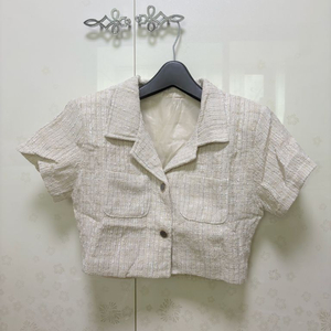 크롭 트위드 자켓(새상품)