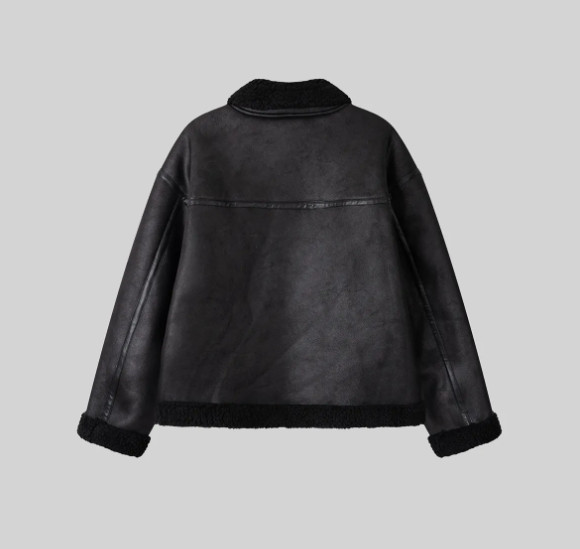 남자 무스탕 블랙 L--1