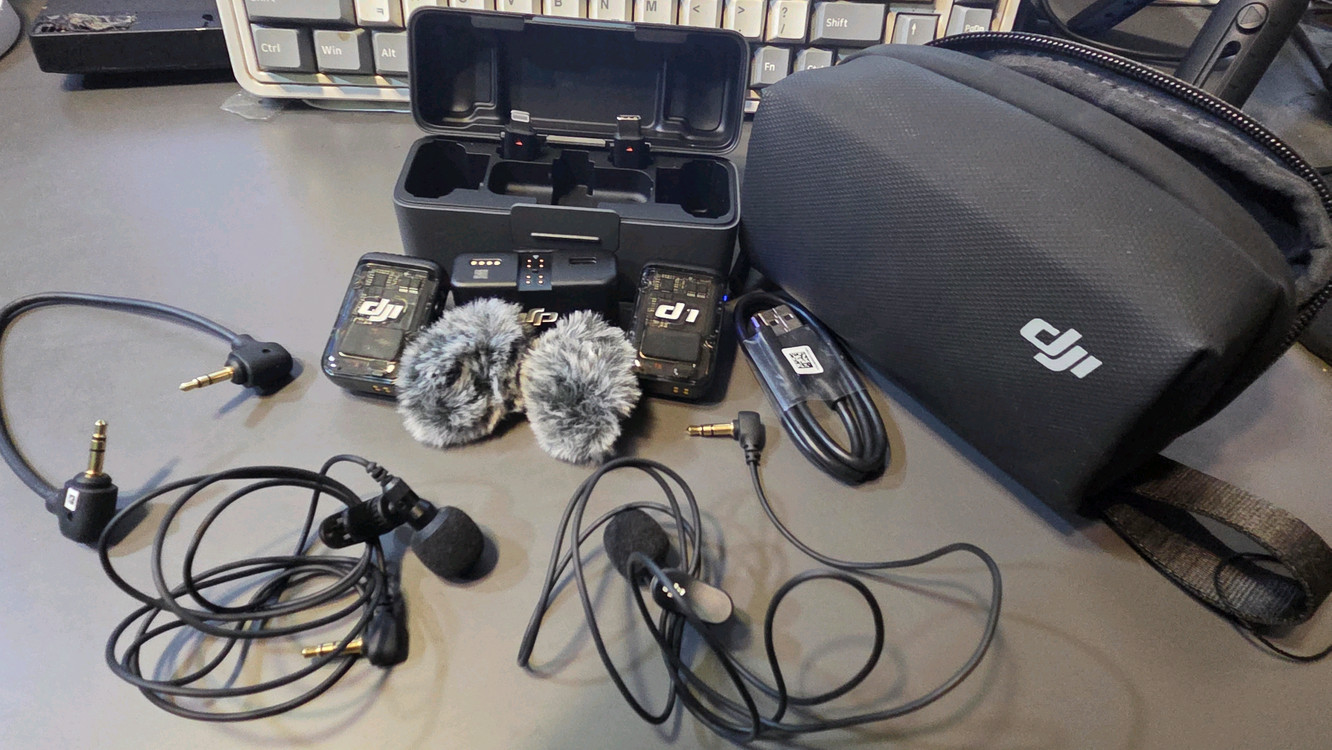 dji 마이크2 ( 풀셋트)--0