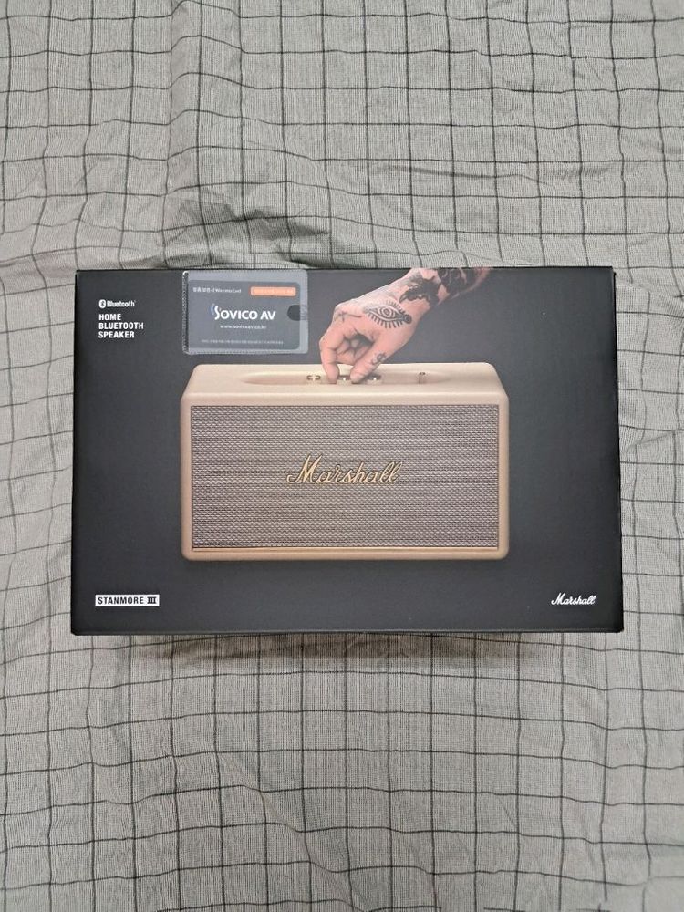 마샬 스탠모어3 크림색상 소비코정품--0