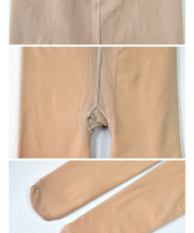 스킨톤 기모 착시스타킹--4