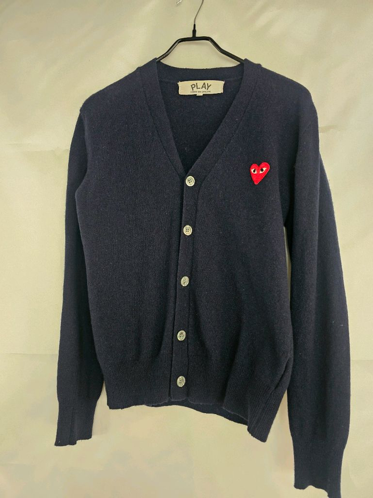 꼼데가르송 네이비 정품 가디건--0