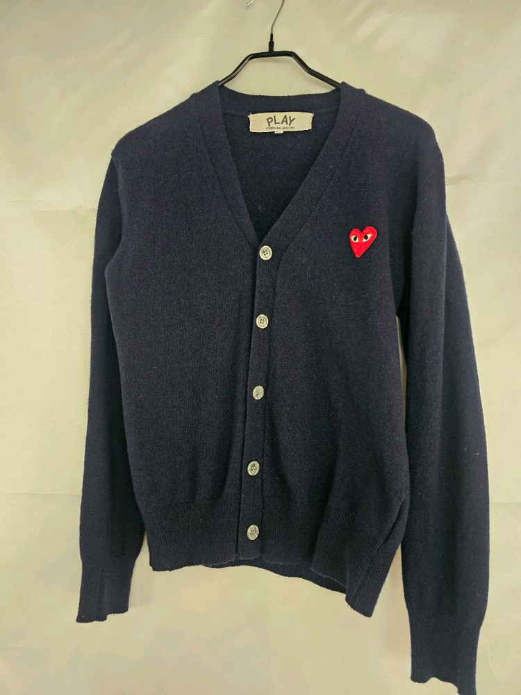 꼼데가르송 정품 네이비 가디건--0