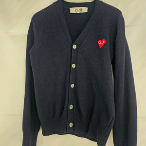 꼼데가르송 정품 네이비 가디건