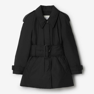 버버리 벨트 베리힐 패딩 카 코트 (블랙) - 미착용 새상품