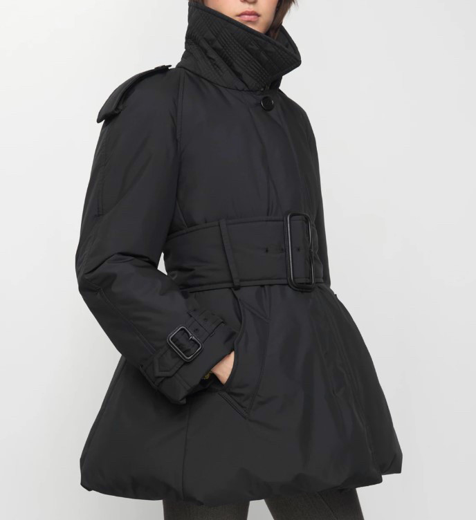 버버리 벨트 베리힐 패딩 카 코트 (블랙) - 미착용 새상품--1
