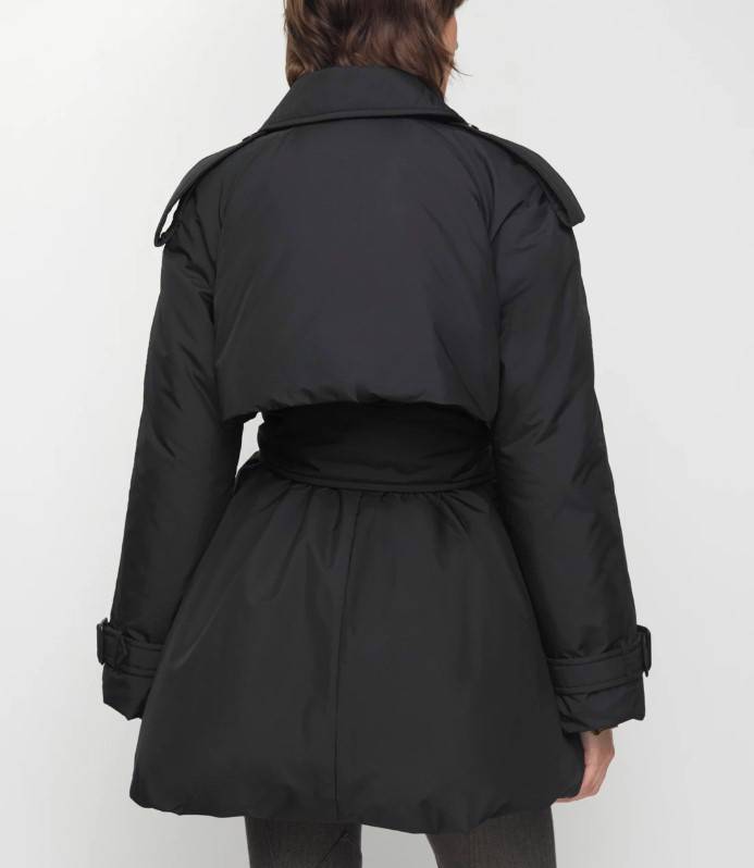 버버리 벨트 베리힐 패딩 카 코트 (블랙) - 미착용 새상품--2