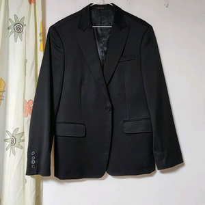 XS homme 블랙 정장 자켓 95