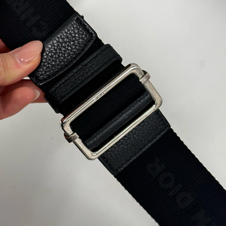 디올 오블리크 새들 파우치 메신저백--3