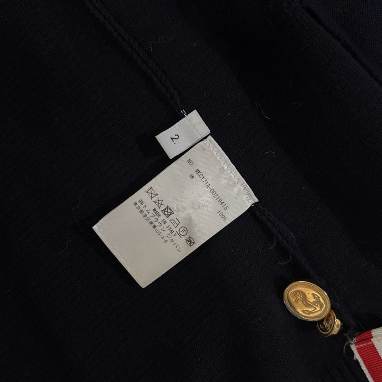 [2/당일출고]톰브라운 밀라노스티치 금장 가디건--5