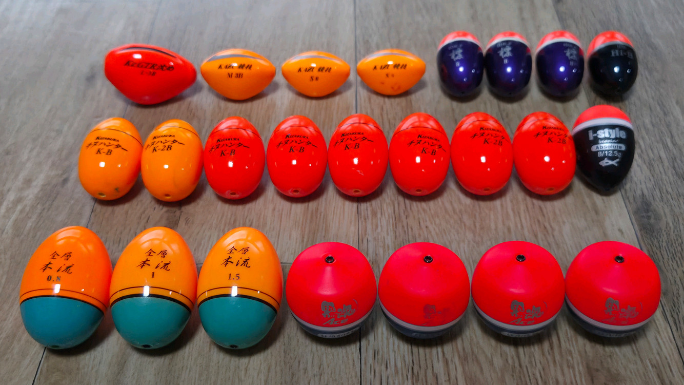 키자쿠라 바다낚시/감성돔 구멍찌(24개)#시마노#다이와#가마가츠--0