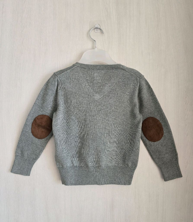 폴로 랄프로렌키즈 엘보우패치 브이넥 니트 4T--1