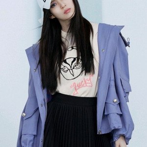 럭키슈에뜨 2022 오버핏 볼륨 후드 점퍼 36 사이즈