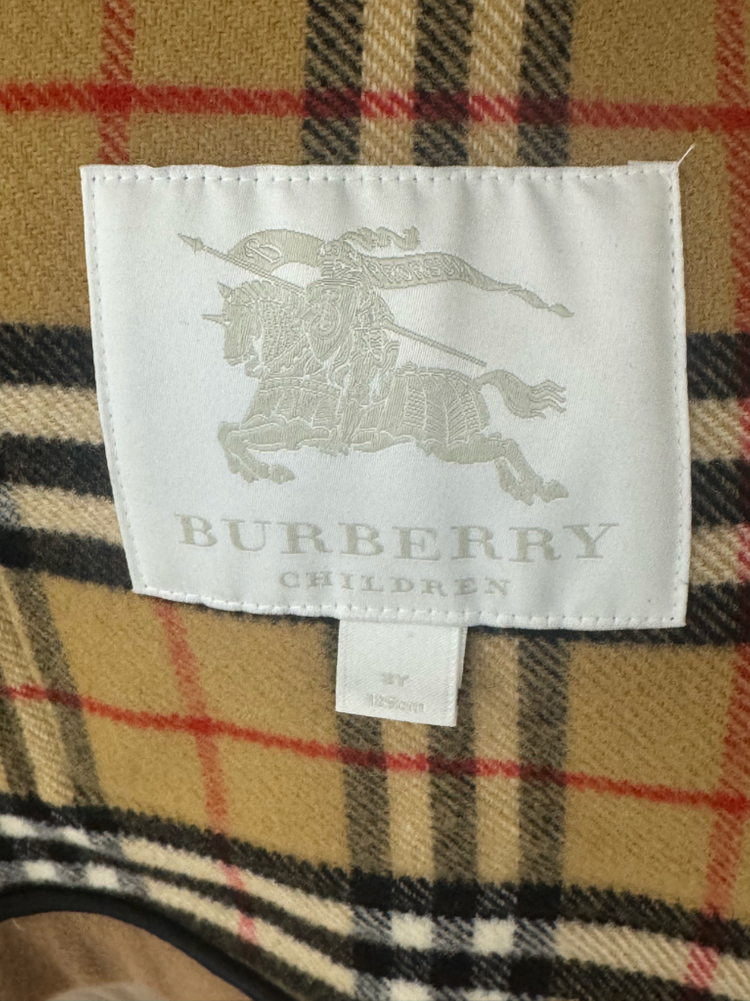 버버리 키즈 더플코트 떡볶이코트 8Y--5