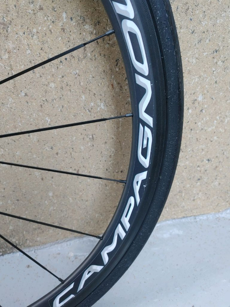 A급)) 가성비갑 csc 카본휠셋 림브 클린쳐+ 카본전용패드 팝니다.(보라원데칼) (40만)--6