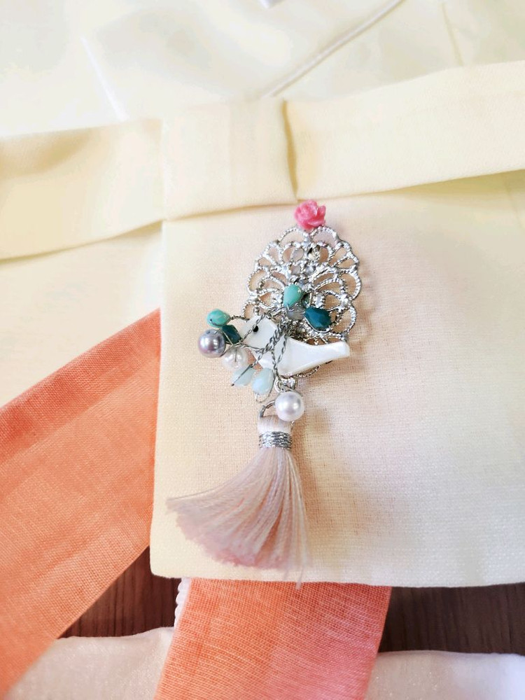 여아 한복 저고리 치마 세트. 한복드레스.--7