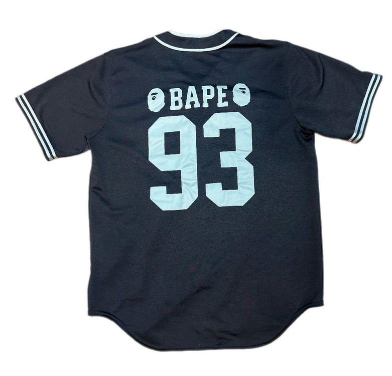 베이프 야구 반팔 셔츠 이미지