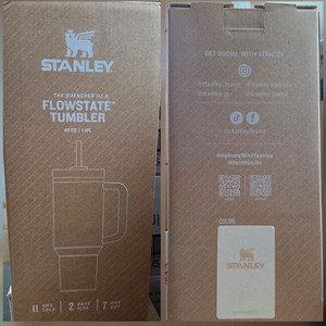 [미개봉 제품] 스탠리 퀜처 H2.0 플로우 스테이트 텀블러 보온 보냉 물병 로즈쿼츠 1.18L