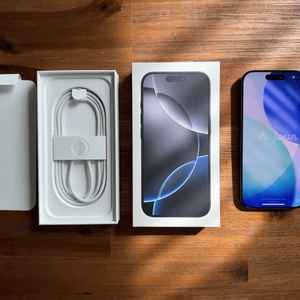 아이폰 16 프로 256 블랙티타늄 미국판(듀얼이심, 무음카메라)