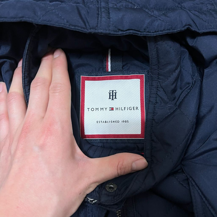 타미힐피거 여성 트렌치 롱 퀼팅점퍼 롱패딩 M/95--3
