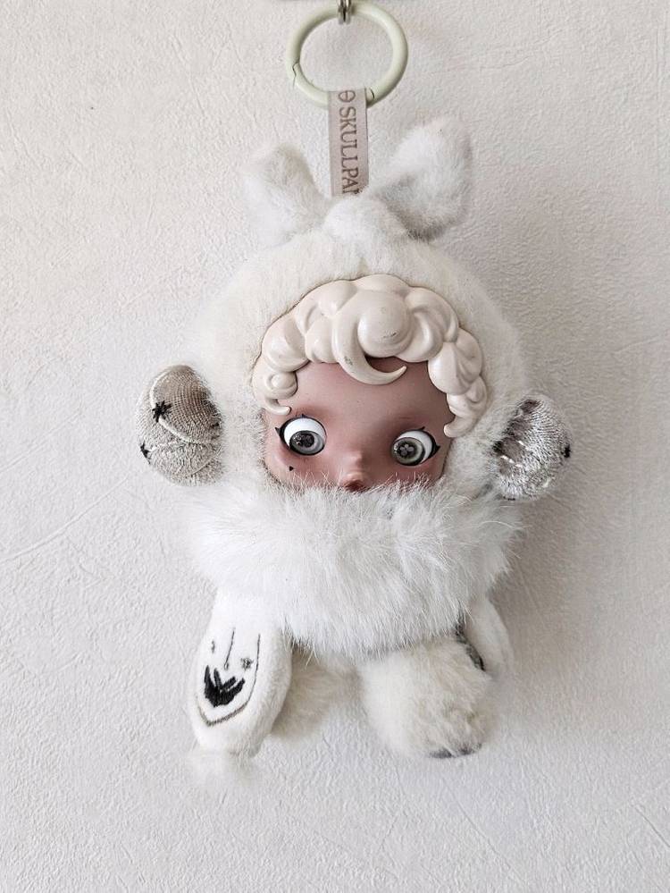 (정품)팝마트 스컬판다 빛의 정원 Mist 플러시 키링--0