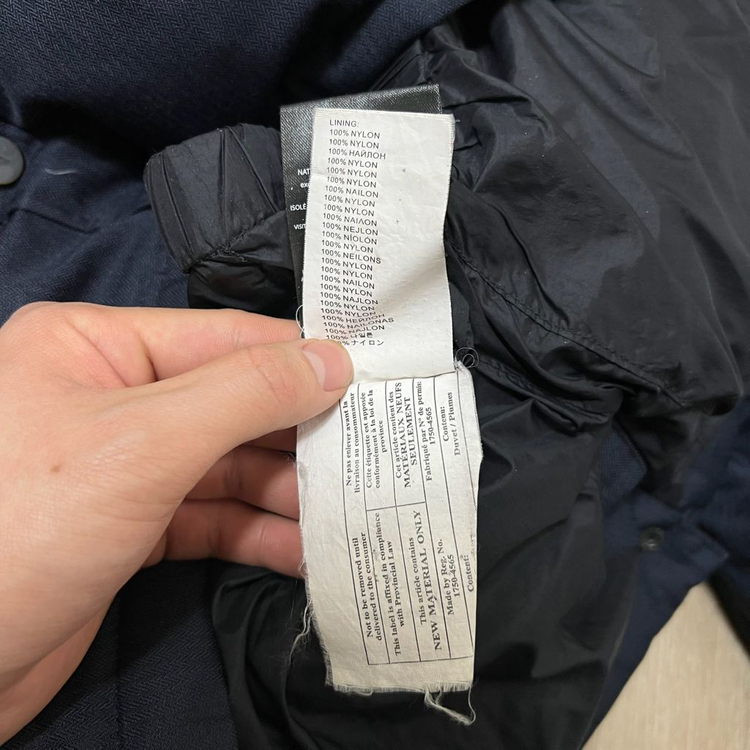 노비스 남성 와펜 덕다운 퍼후드 롱패딩 S/90--6