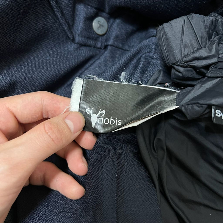 노비스 남성 와펜 덕다운 퍼후드 롱패딩 S/90--7