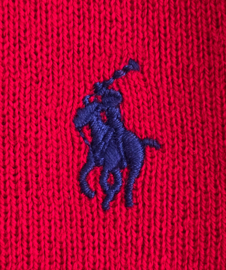 폴로 랄프로렌키즈 엘보우패치 크루넥 니트 4T--3