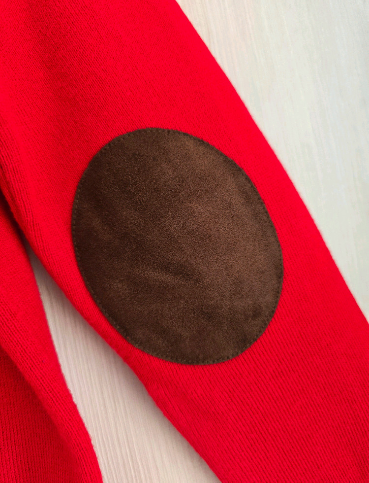 폴로 랄프로렌키즈 엘보우패치 크루넥 니트 4T--5